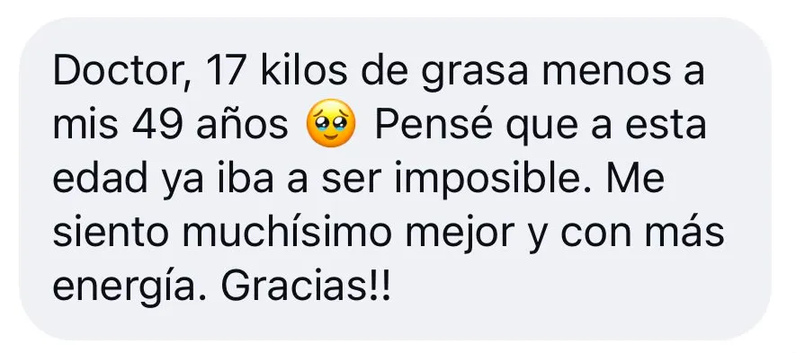Testimonio de paciente del Protocolo GLP-1