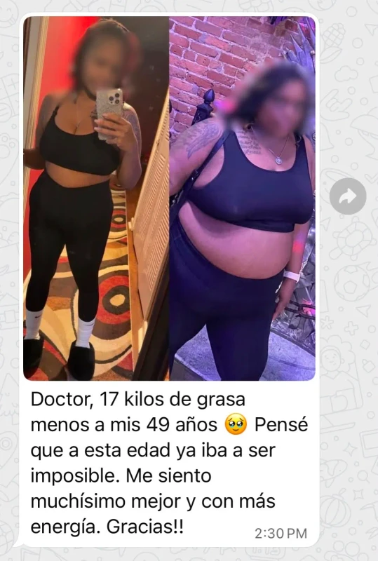 Testimonio de paciente del Protocolo GLP-1